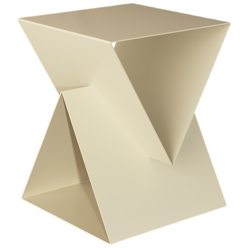 Приставной стол Two Triangles Beige Side Table Бежевый Приставной стол Two Triangles Beige Side Table Бежевый в Тюмени | Loft Concept