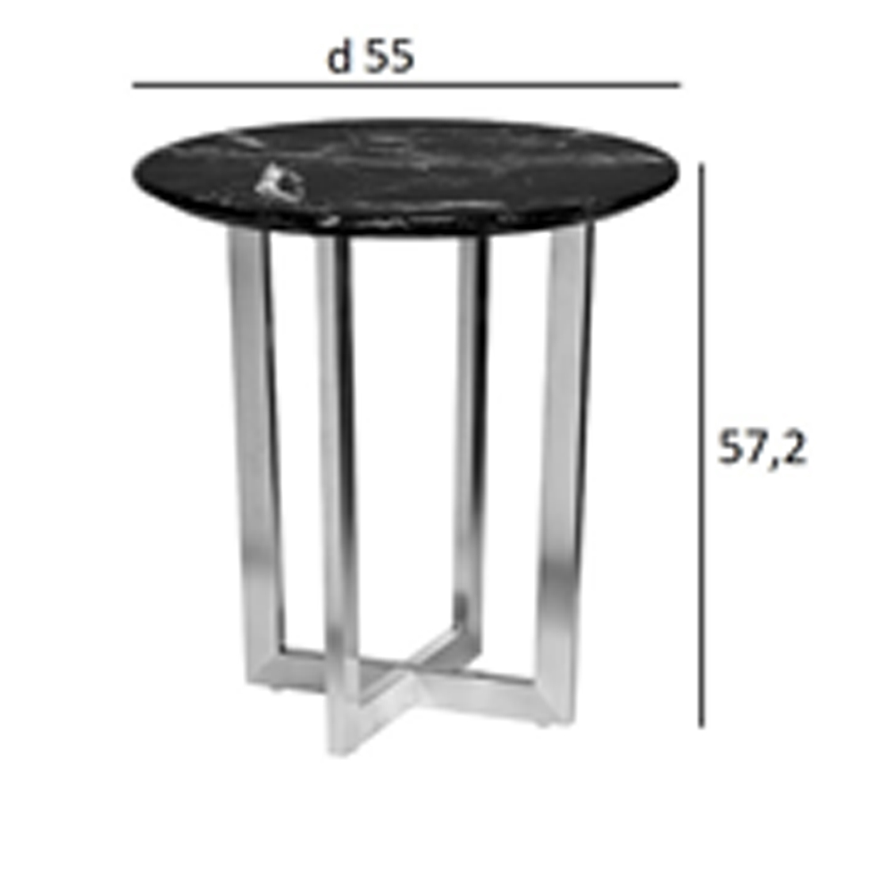 Столик журнальный круглый с белый столешницей Marsali Coffee Table Столик журнальный круглый с белый столешницей Marsali Coffee Table в Тюмени