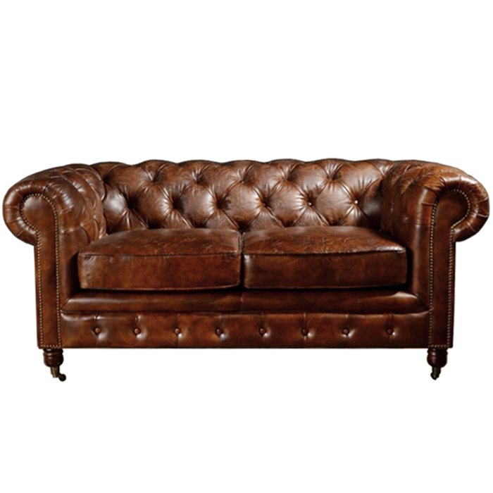 Диван Chesterfield Rebel Sofa Leather Brown 170 Коричневый Диван Chesterfield Rebel Sofa Leather Brown 170 Коричневый в Тюмени | Loft Concept