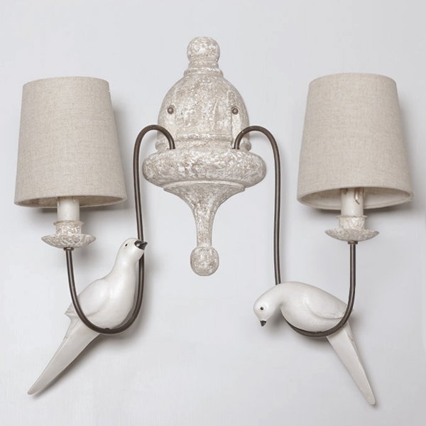 Бра Norman Bird Wall Lamp double ivory ( слоновая кость ) Бра Norman Bird Wall Lamp double ivory ( слоновая кость ) в Тюмени | Loft Concept
