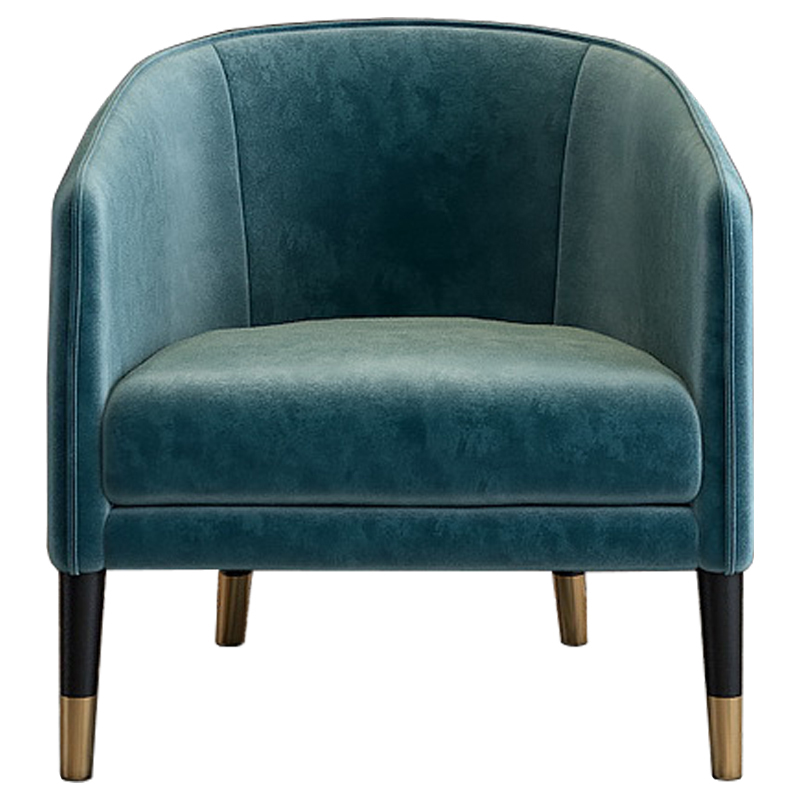 Кресло Elliott Chair Бирюзовый Черный Кресло Elliott Chair Бирюзовый Черный в Тюмени | Loft Concept