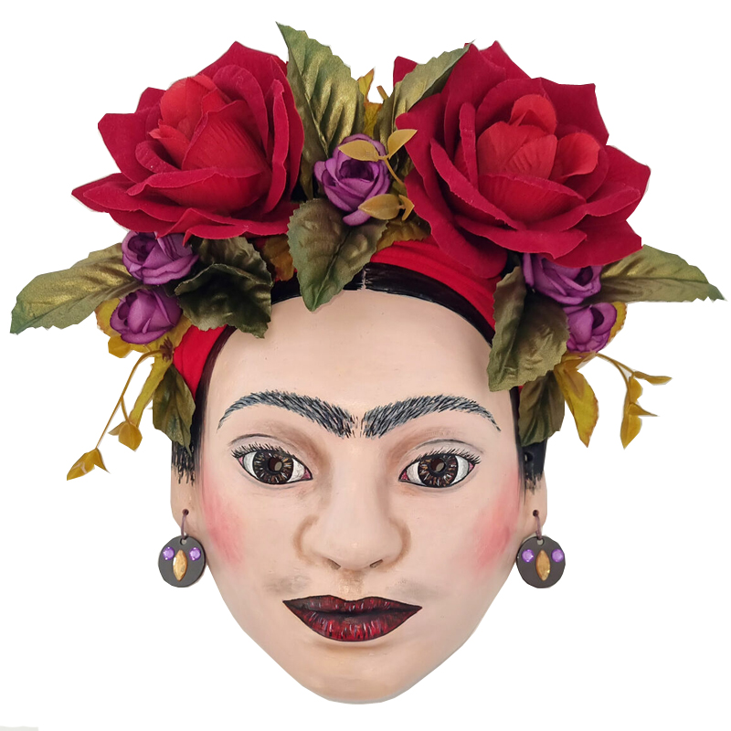 Дизайнерская Маска Frida Kahlo Красный Дизайнерская Маска Frida Kahlo Красный в Тюмени | Loft Concept
