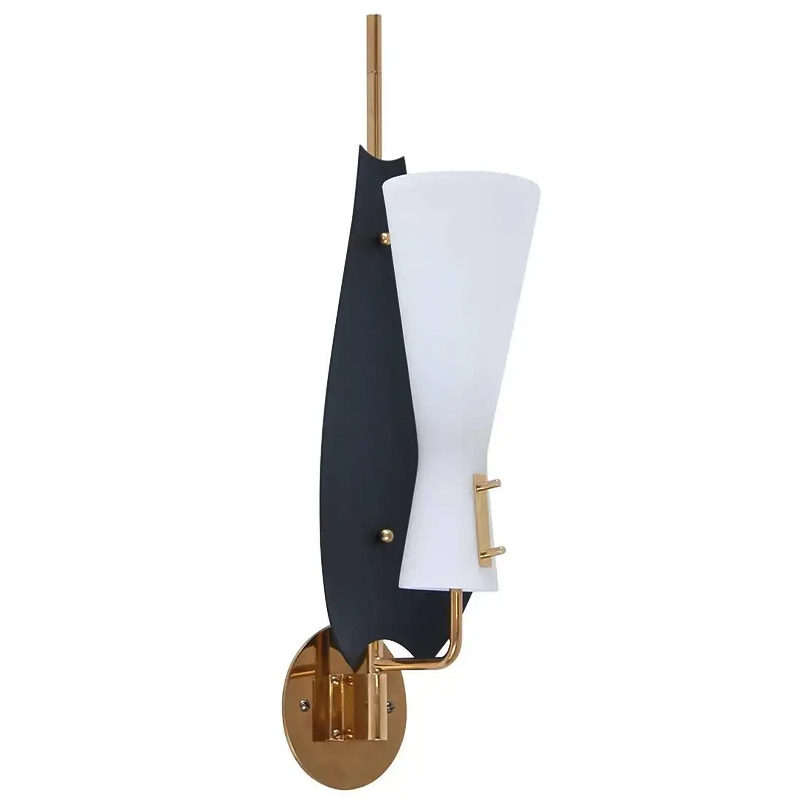 Бра Modern Leaf Sconces Черный Белый Латунь Бра Modern Leaf Sconces Черный Белый Латунь в Тюмени | Loft Concept