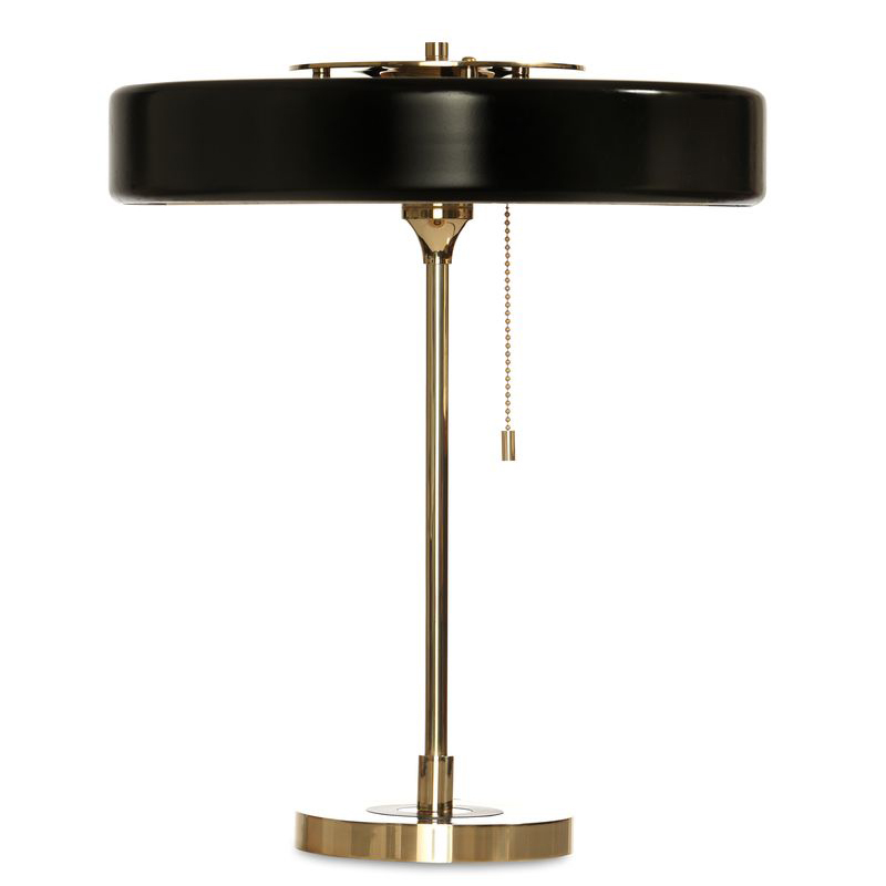 Настольная Bert Frank Revolve Table Lamp Black Латунь Черный Настольная Bert Frank Revolve Table Lamp Black Латунь Черный в Тюмени | Loft Concept