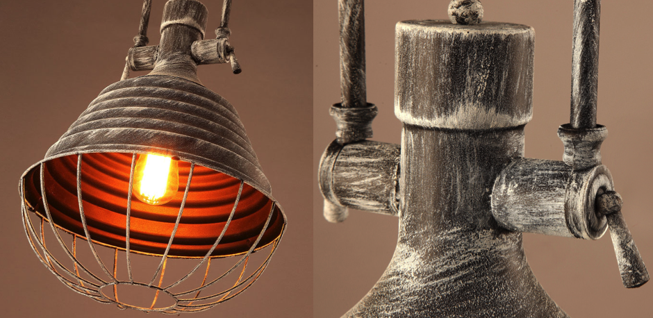 Подвесной светильник Retrika Grey Pendant Подвесной светильник Retrika Grey Pendant - Loft-Concept в Тюмени