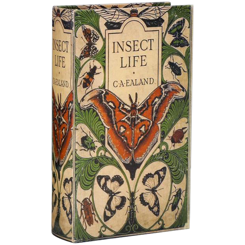 Шкатулка-книга с сейфом Insect Life Book Box Зеленый Бежевый Мульти Шкатулка-книга с сейфом Insect Life Book Box Зеленый Бежевый Мульти в Тюмени | Loft Concept