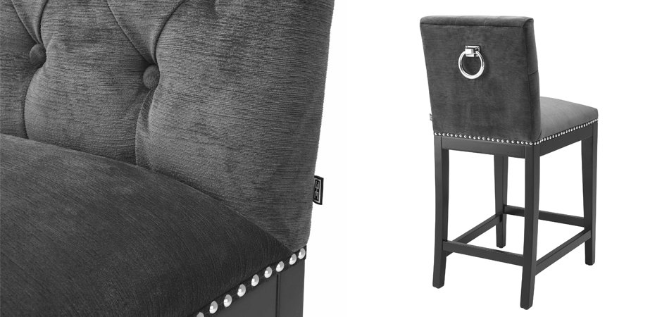Полубарный стул Eichholtz Counter Stool Domino Полубарный стул Eichholtz Counter Stool Domino - Loft-Concept в Тюмени