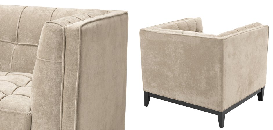 Кресло Eichholtz Chair Aldgate Greige Кресло Eichholtz Chair Aldgate Greige - Loft-Concept в Тюмени