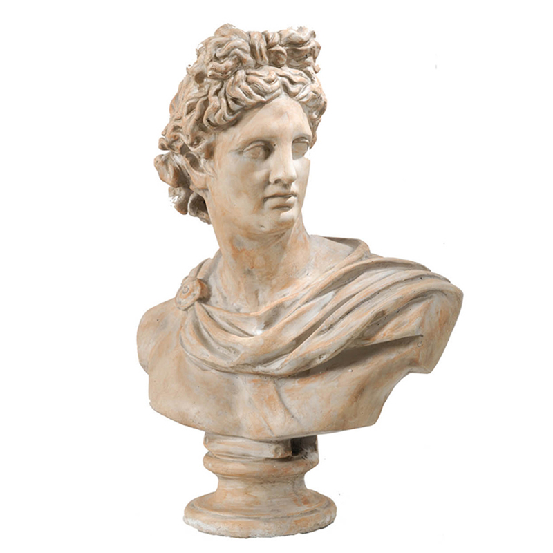 Статуэтка Antique Busts Apollo Belvedere Бежево-серый Статуэтка Antique Busts Apollo Belvedere Бежево-серый в Тюмени | Loft Concept