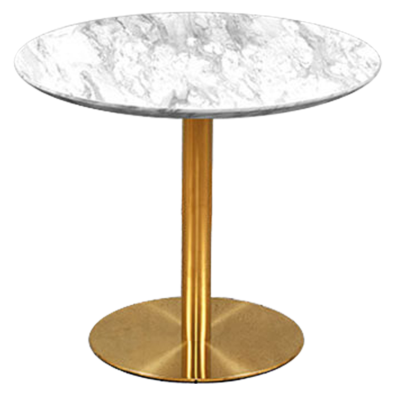 Обеденный стол Modesto Dinner Table Белый Глянцевое золото Обеденный стол Modesto Dinner Table Белый Глянцевое золото в Тюмени | Loft Concept