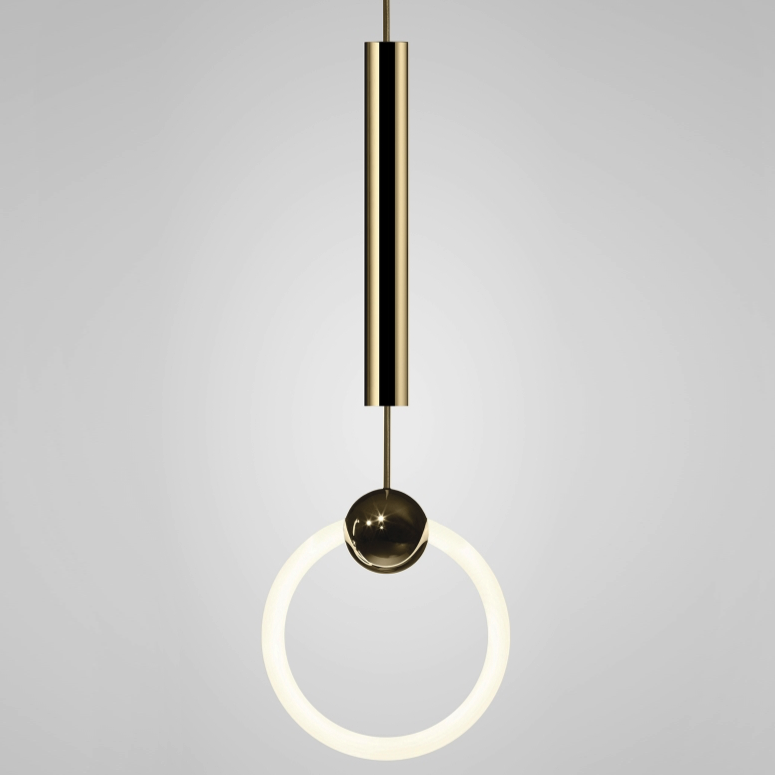 Подвесной светильник lee broom RING LIGHT Глянцевое золото Белый Подвесной светильник lee broom RING LIGHT Глянцевое золото Белый в Тюмени | Loft Concept