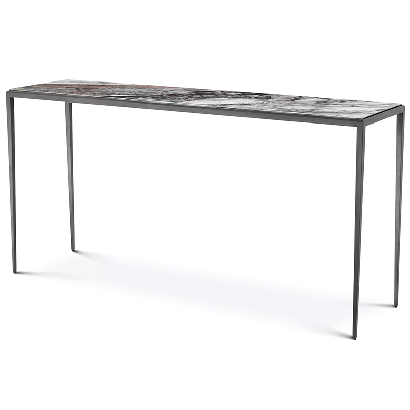 Консоль Eichholtz Console Table Henley L Темная бронза Серый Белый Консоль Eichholtz Console Table Henley L Темная бронза Серый Белый в Тюмени | Loft Concept