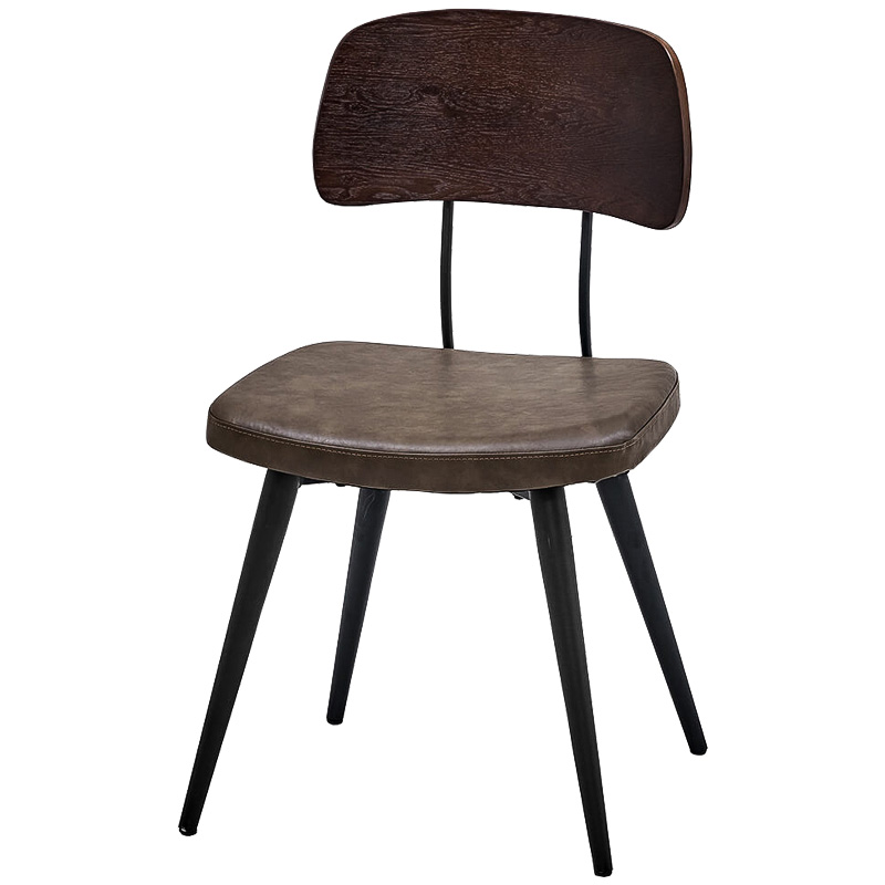 Стул Bartle Loft Stool Черный Коричневый Стул Bartle Loft Stool Черный Коричневый в Тюмени | Loft Concept