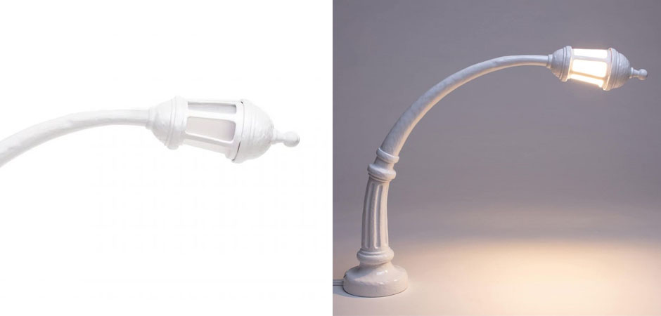 Настольная лампа Seletti Street Lamp White Настольная лампа Seletti Street Lamp White - Loft-Concept в Тюмени