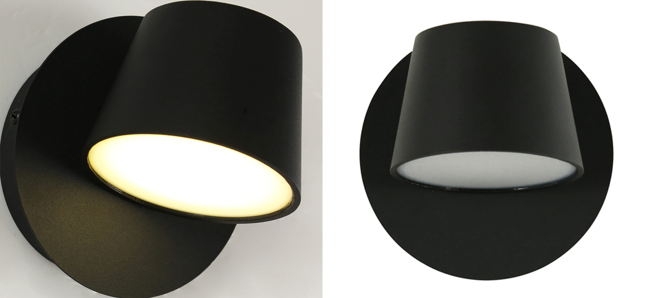 Бра в черном цвете Retro Future Light - фото