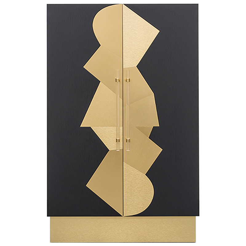 Шкаф COCO ARMOIRE Черный Латунь Прозрачный Шкаф COCO ARMOIRE Черный Латунь Прозрачный в Тюмени | Loft Concept