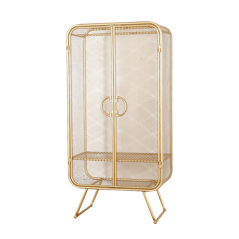 Шкаф Rhombic Grid Wardrobe Gold Золотой Шкаф Rhombic Grid Wardrobe Gold Золотой в Тюмени | Loft Concept