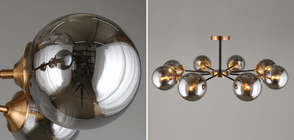Потолочный светильник Smoky Sphere Black Потолочный светильник Smoky Sphere Black - Loft-Concept в Тюмени