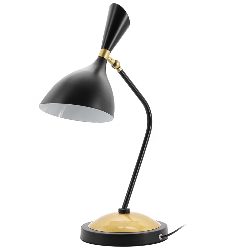 Настольная лампа Duke Table Lamp Черный Золотой Настольная лампа Duke Table Lamp Черный Золотой в Тюмени | Loft Concept
