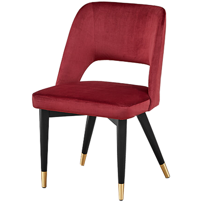 Стул Neasan Stool crimson Черный Малиновый (Crimson) Латунь Стул Neasan Stool crimson Черный Малиновый (Crimson) Латунь в Тюмени | Loft Concept