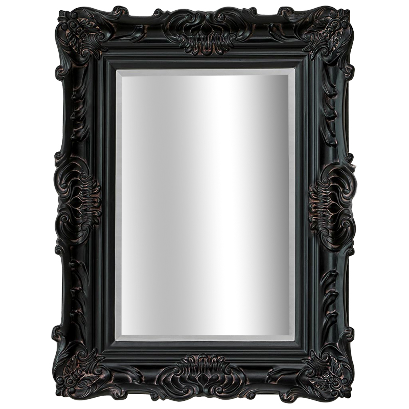 Зеркало Aryan Provence Mirror Black Черный Коричневый Зеркало Aryan Provence Mirror Black Черный Коричневый в Тюмени | Loft Concept