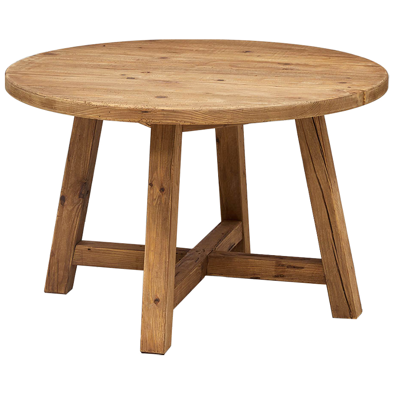 Круглый деревянный обеденный стол Ralf Wood Round Dinner Table Древесина Круглый деревянный обеденный стол Ralf Wood Round Dinner Table Древесина в Тюмени | Loft Concept
