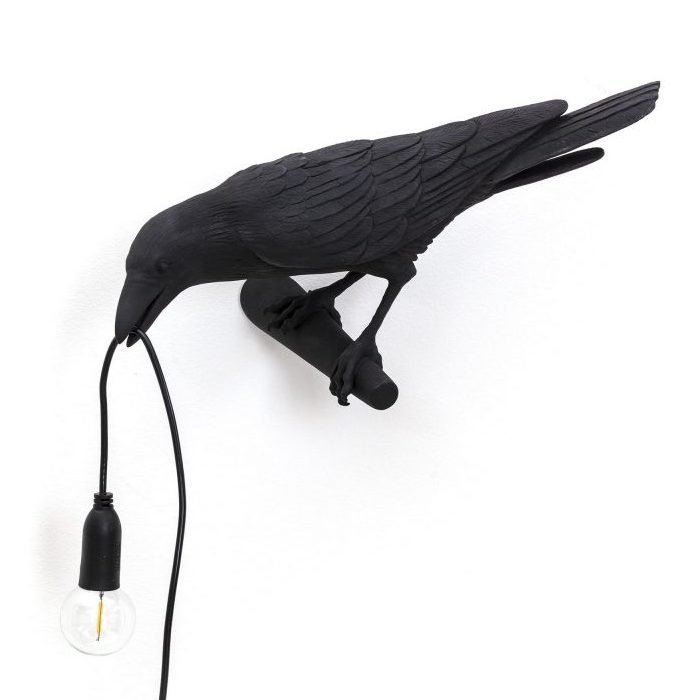 Бра Seletti Bird Lamp Black Looking Черный Бра Seletti Bird Lamp Black Looking Черный в Тюмени | Loft Concept
