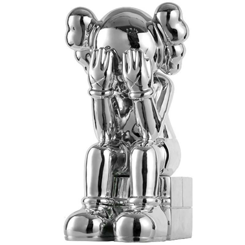 Статуэтка KAWS Passing Through Silver Серебряный Статуэтка KAWS Passing Through Silver Серебряный в Тюмени | Loft Concept