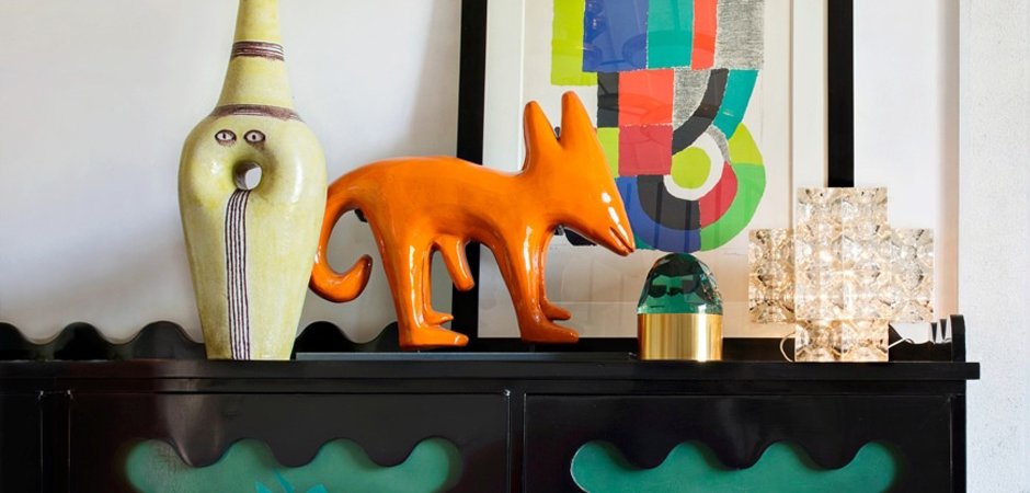 Керамическая собака Gerard Druye Ceramics Керамическая собака Gerard Druye Ceramics - Loft-Concept в Тюмени