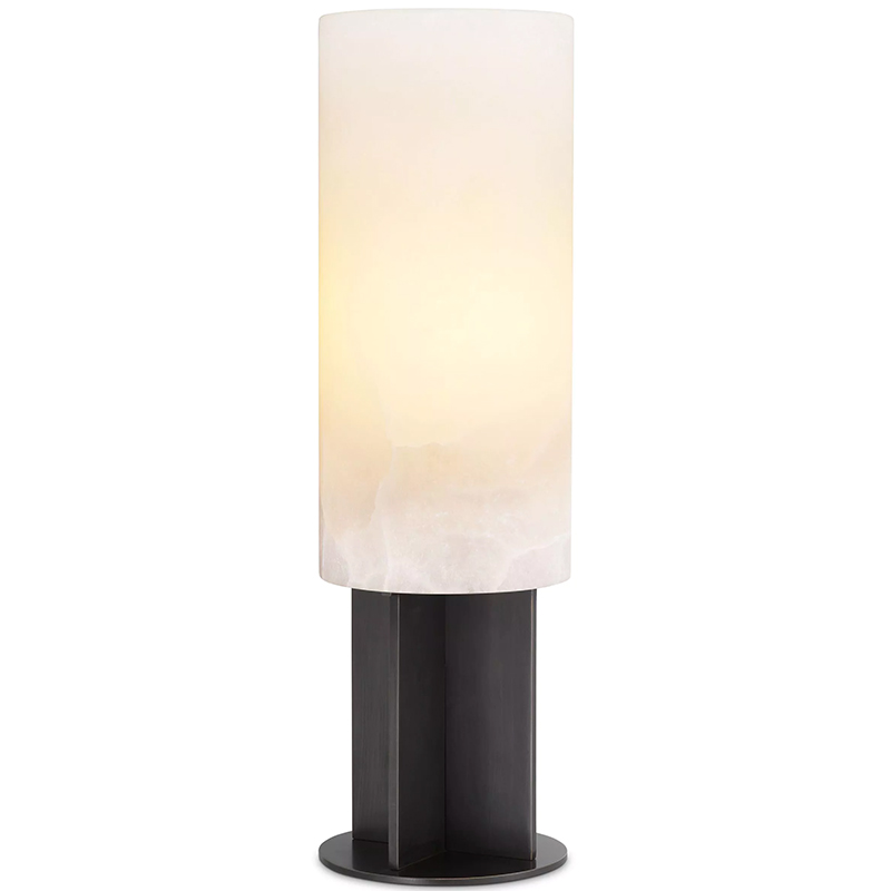 Настольная лампа Eichholtz Table Lamp Giorgina Bronze Белый Темная бронза Черный Настольная лампа Eichholtz Table Lamp Giorgina Bronze Белый Темная бронза Черный в Тюмени | Loft Concept