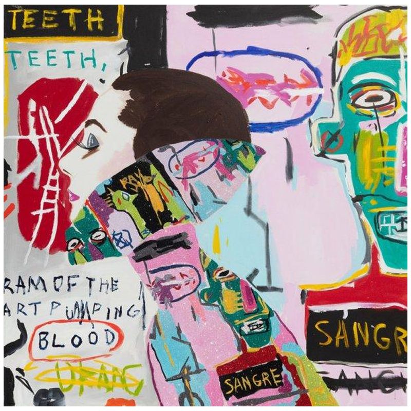 Картина She Dreamed of Basquiat in Pink Мульти Картина She Dreamed of Basquiat in Pink Мульти в Тюмени | Loft Concept