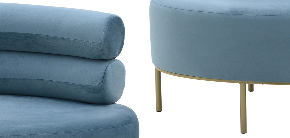 Кушетка Fening Lounge Blue Кушетка Fening Lounge Blue - Loft-Concept в Тюмени