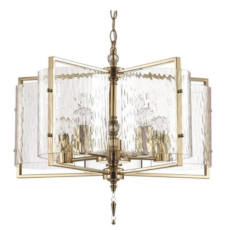 Люстра Karissa Gold Chandelier 48 Глянцевое золото Прозрачный (Transparent) Люстра Karissa Gold Chandelier 48 Глянцевое золото Прозрачный (Transparent) в Тюмени | Loft Concept