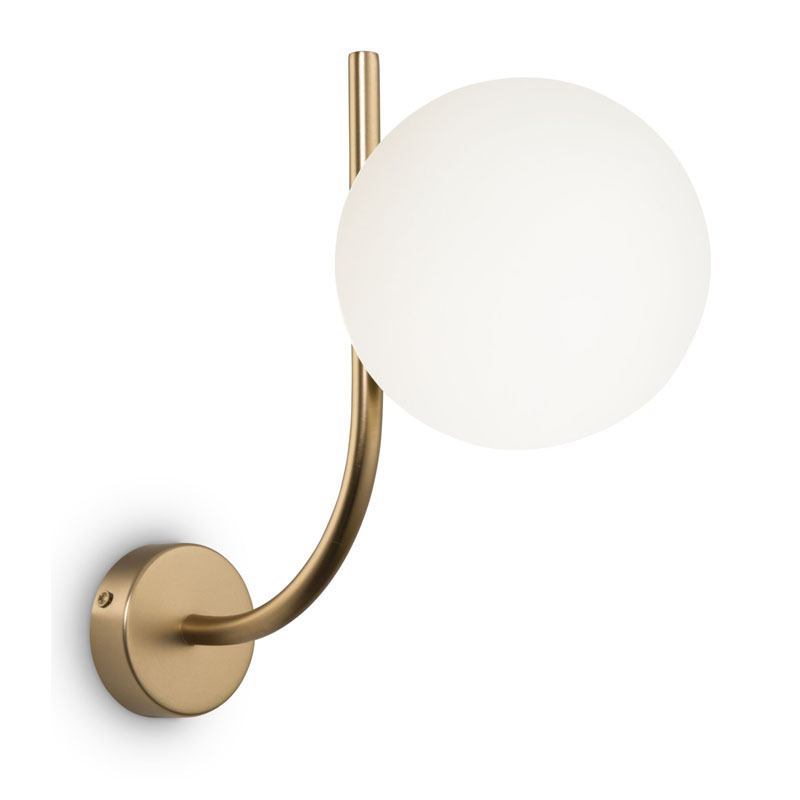 Бра Felicitat Sconce Латунь Белый Бра Felicitat Sconce Латунь Белый в Тюмени | Loft Concept
