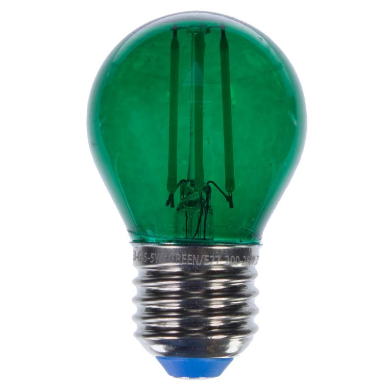Зеленая прозрачная лампочка LED E27 5W Зеленый Зеленая прозрачная лампочка LED E27 5W Зеленый в Тюмени | Loft Concept