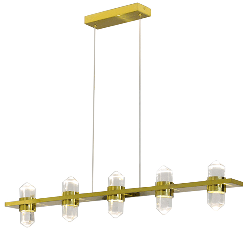 Люстра large Crystals Line Brass Латунь Прозрачный Люстра large Crystals Line Brass Латунь Прозрачный в Тюмени | Loft Concept