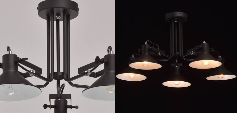 Потолочный светильник Rotating Light Black Потолочный светильник Rotating Light Black - Loft-Concept в Тюмени