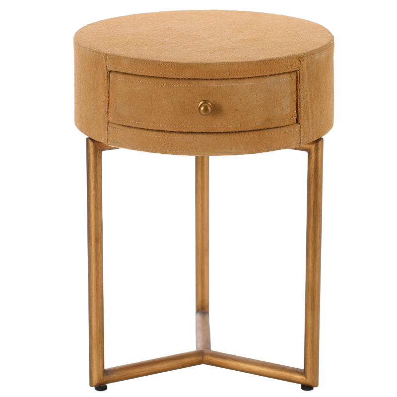 Приставной стол Suede Side Table Медь Приставной стол Suede Side Table Медь в Тюмени | Loft Concept