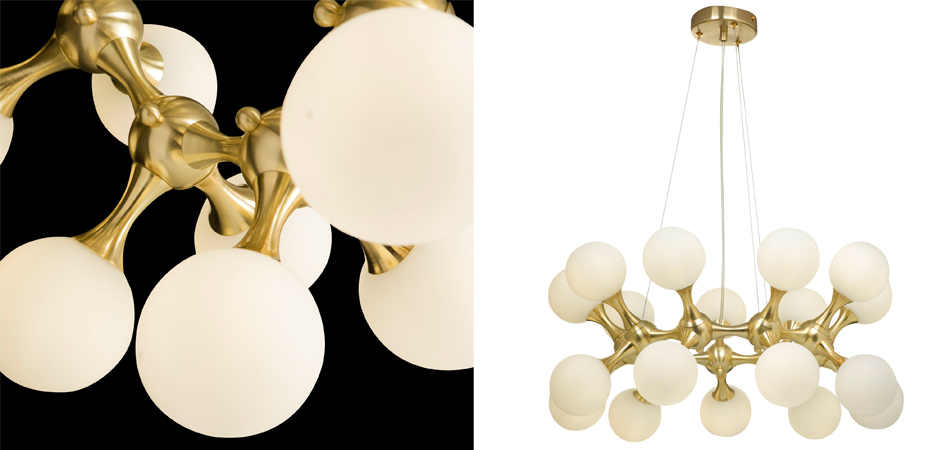 Люстра MOONDROP Chandelier Gold 18 Люстра MOONDROP Chandelier Gold 18 - Loft-Concept в Тюмени