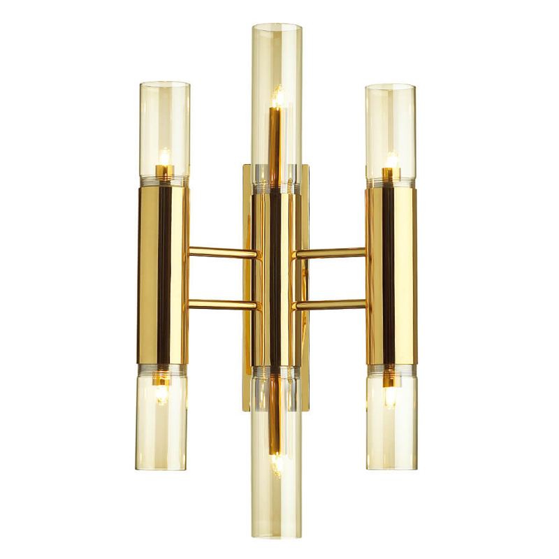 Бра WATERFALL WALL 6 Янтарь (Amber) Глянцевое золото Бра WATERFALL WALL 6 Янтарь (Amber) Глянцевое золото в Тюмени | Loft Concept