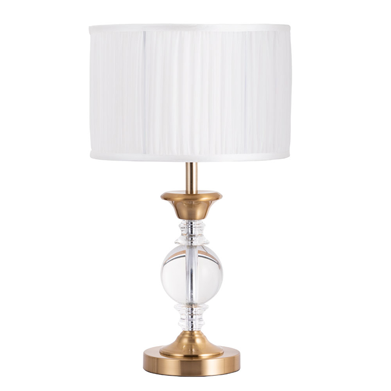 Настольная лампа Fluid glass lamp Белый Прозрачный Золотой Настольная лампа Fluid glass lamp Белый Прозрачный Золотой в Тюмени | Loft Concept