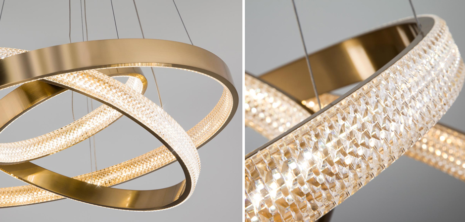 Люстра ORACLE 3 Rings Gold Люстра ORACLE 3 Rings Gold - Loft-Concept в Тюмени