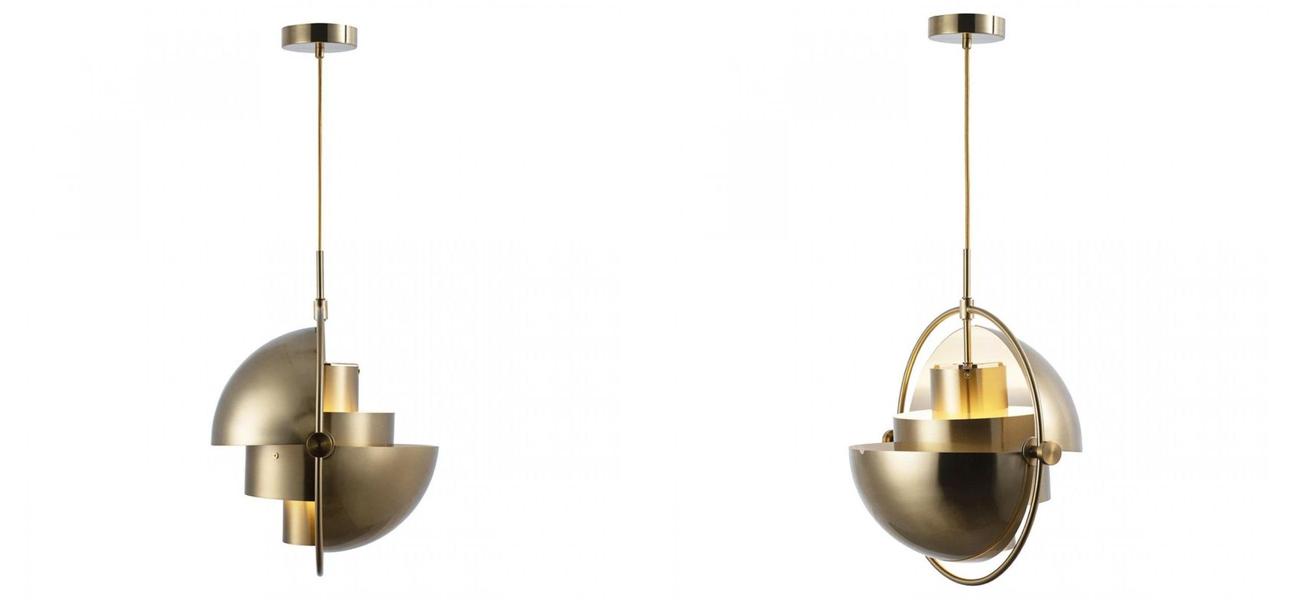 Подвесной светильник Louis Weisdorff Gold диаметр 38 - фото №2