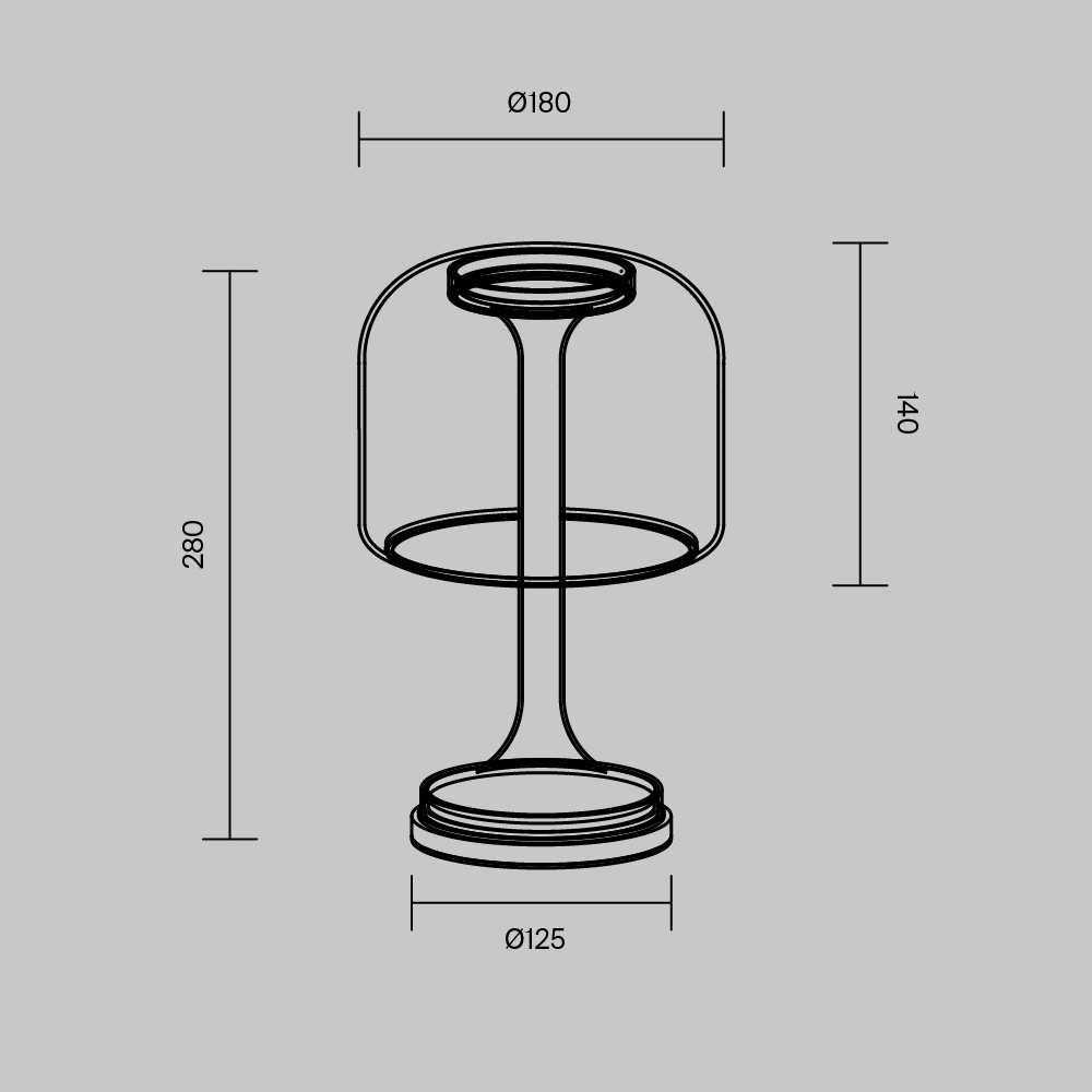 Настольный светильник Spirito 3000К 13Вт в Тюмени