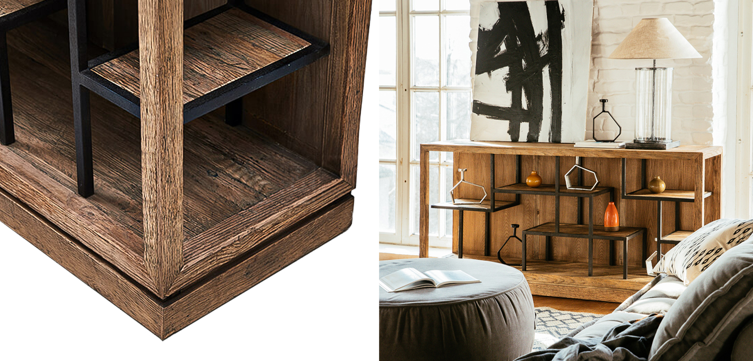 Стеллаж в стиле Лофт Geometric Loft Rack S - фото