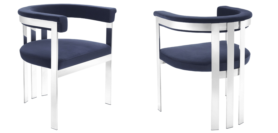Стул Eichholtz Dining Chair Clubhouse blue Стул Eichholtz Dining Chair Clubhouse blue - Loft-Concept в Тюмени