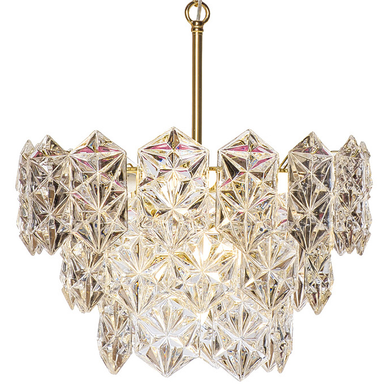 Люстра Tiers Crystal Edna Chandelier Золотой Люстра Tiers Crystal Edna Chandelier Золотой в Тюмени | Loft Concept