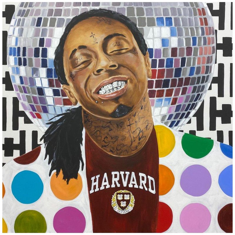 Картина Harvard Disco Weezy Мульти Картина Harvard Disco Weezy Мульти в Тюмени | Loft Concept