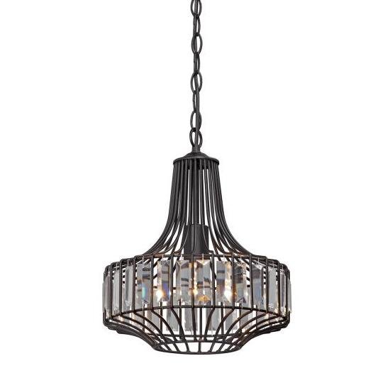 Люстра Glass Plate Pendant #5 Black Черный Люстра Glass Plate Pendant #5 Black Черный в Тюмени | Loft Concept