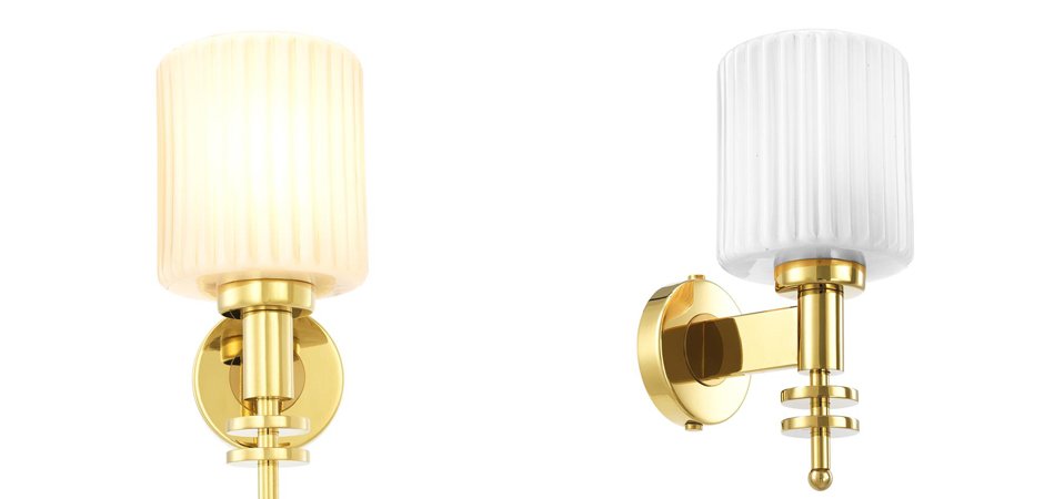 Бра Eichholtz Wall Lamp Ponza Gold Бра Eichholtz Wall Lamp Ponza Gold - Loft-Concept в Тюмени